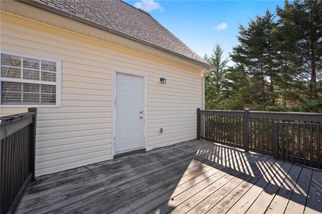 274 Sleepy Hollow Rd, Powder Springs, GA 30127 - view of wooden deck