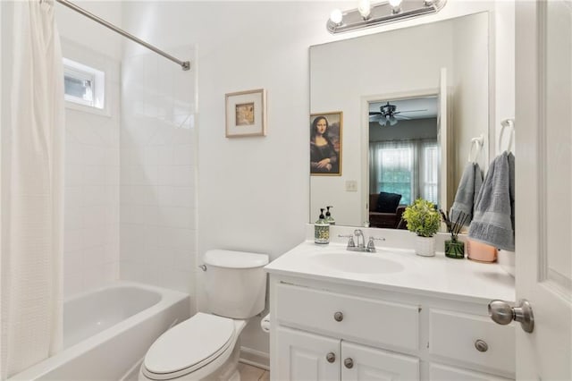 6795 Preston Glen Dr, Alpharetta, GA 30005 - full bathroom featuring toilet, vanity, and shower / tub combo
