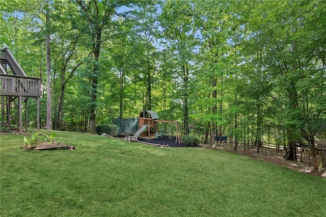 6795 Preston Glen Dr, Alpharetta, GA 30005 - view of yard featuring a playground