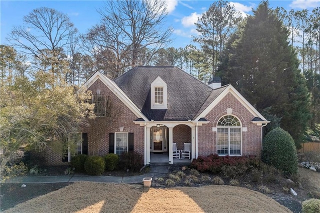 front of property with a porch