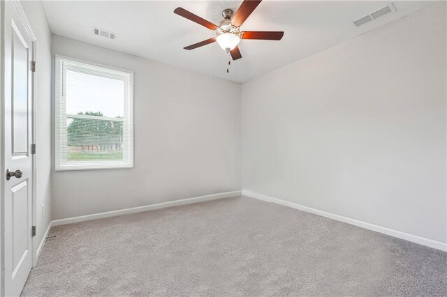 2646 Neighborhood Walk S, Villa Rica, GA 30180 - unfurnished room featuring ceiling fan, carpet, baseboards, and visible vents