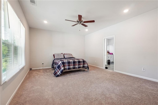 2646 Neighborhood Walk S, Villa Rica, GA 30180 - bedroom with baseboards, recessed lighting, and carpet