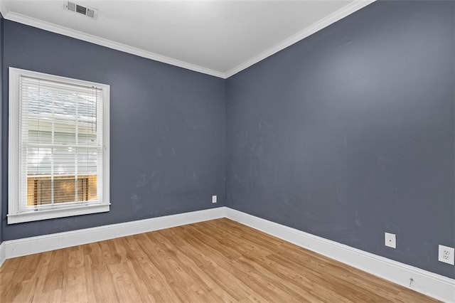 4594 Poplar Rd, Pine Lake, GA 30072 - unfurnished room featuring wood finished floors and crown molding