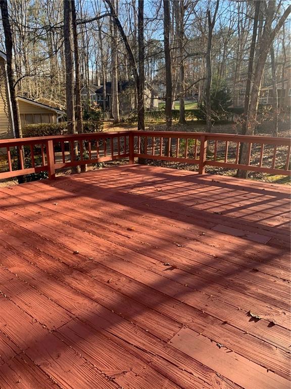240 W Huntington Rd, Bogart, GA 30622 - view of wooden deck