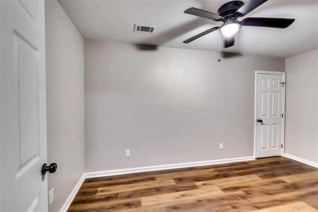516 Jordan Dr NW, Tucker, GA 30084 - spare room with ceiling fan and wood finished floors