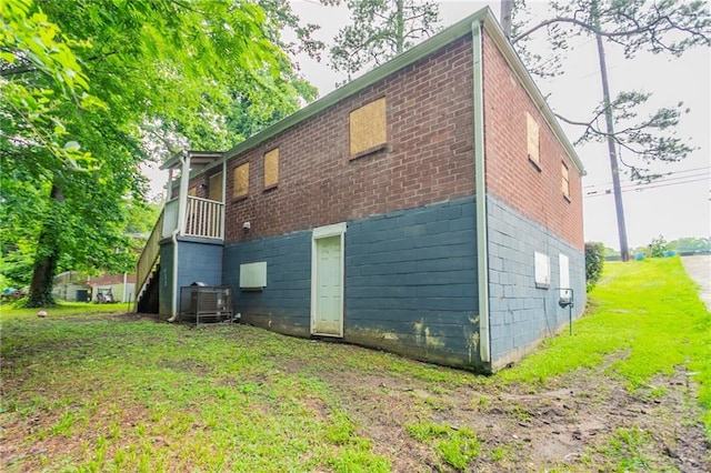 2817 Burton Rd NW, Atlanta, GA 30311 - back of property featuring central AC and brick siding