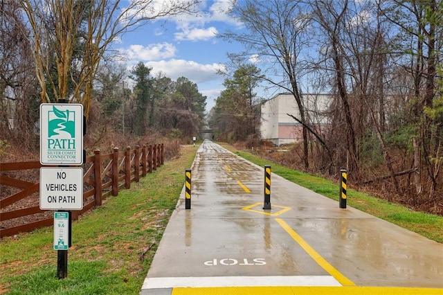 view of road