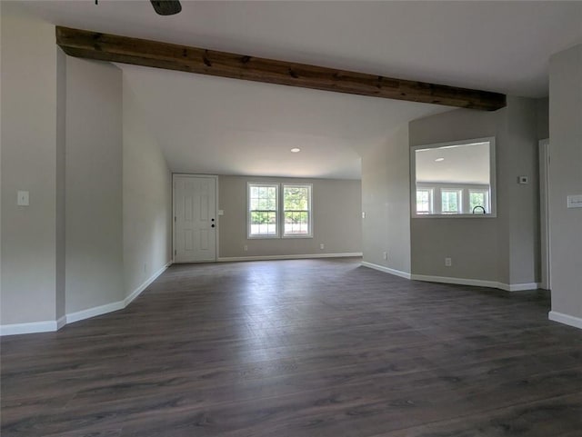 732 Five Points Rd, Buchanan, GA 30113 - spare room with baseboards and dark wood-type flooring