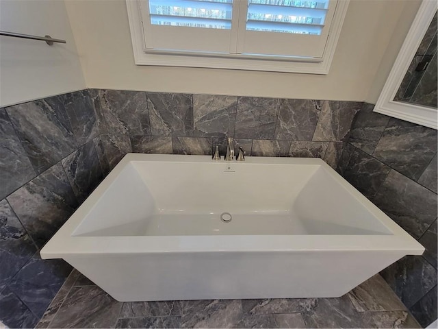 25 Mountain Crest Dr, Oxford, GA 30054 - bathroom with marble finish floor and a bathtub