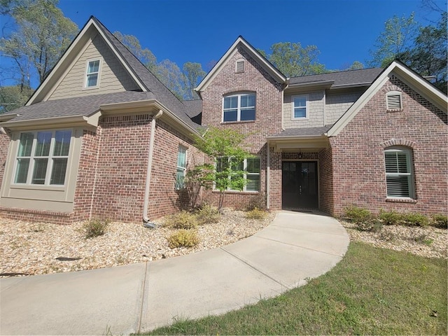 25 Mountain Crest Dr, Oxford, GA 30054 - view of front facade with a shingled roof and brick siding