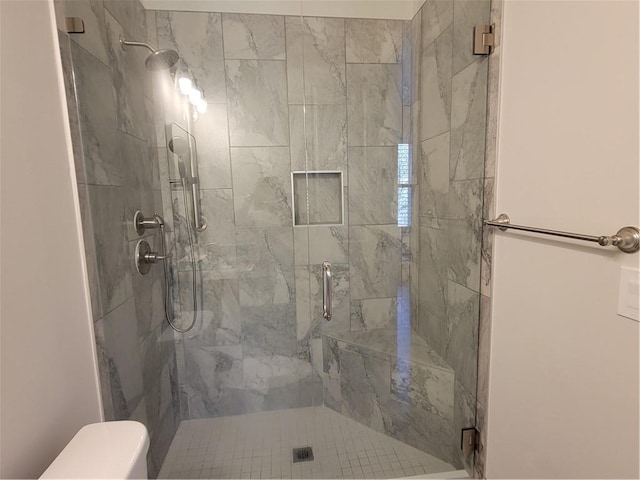 25 Mountain Crest Dr, Oxford, GA 30054 - bathroom featuring a shower stall and toilet