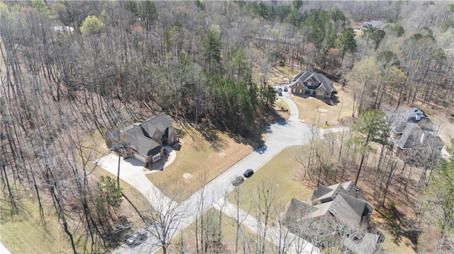 25 Mountain Crest Dr, Oxford, GA 30054 - drone / aerial view featuring a forest view
