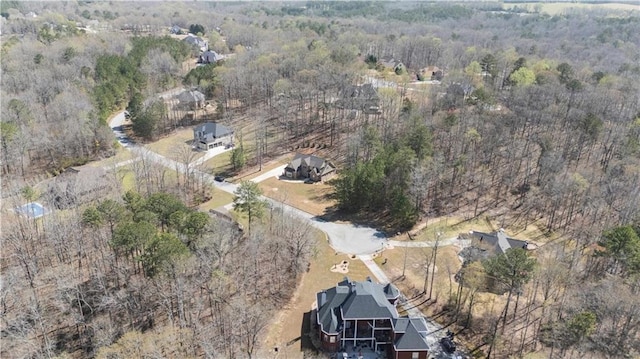 25 Mountain Crest Dr, Oxford, GA 30054 - drone / aerial view featuring a wooded view