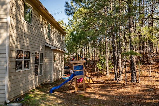 view of play area