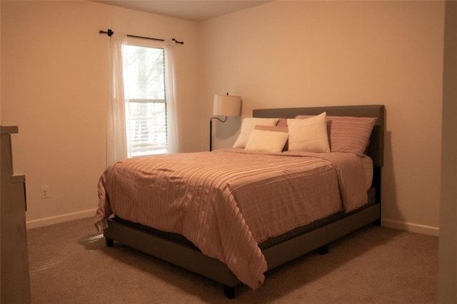 bedroom with carpet flooring