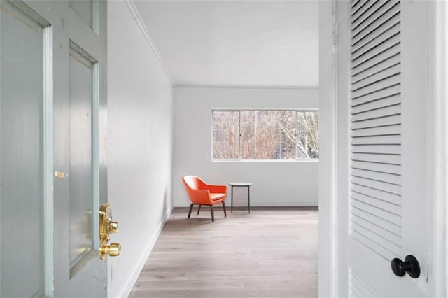 91 Rumson Rd Unit C 30, Atlanta, GA 30305 - living area featuring wood finished floors, crown molding, and baseboards