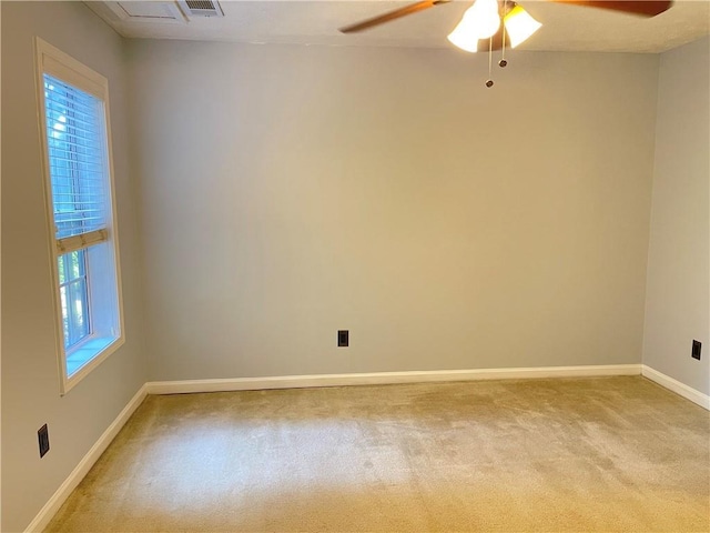 795 Abbotts Mill Ct Unit 73, Johns Creek, GA 30097 - spare room with light colored carpet and a ceiling fan