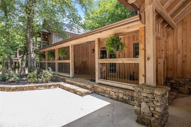 exterior space with a patio area