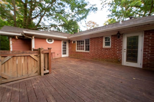 1398 Christmas Ln NE, Atlanta, GA 30329 - view of wooden deck