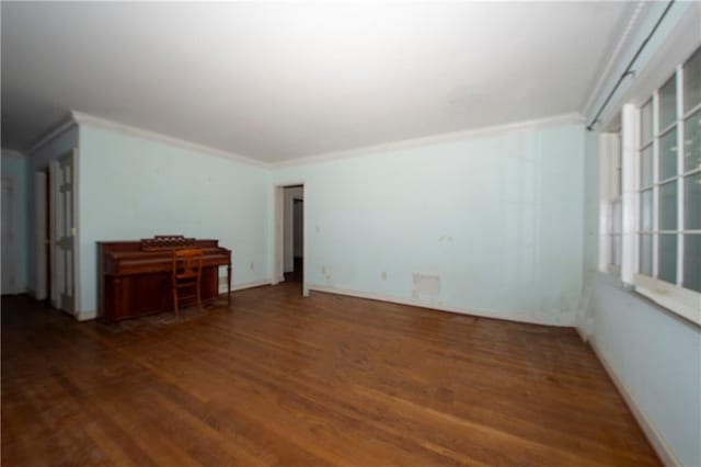 1398 Christmas Ln NE, Atlanta, GA 30329 - empty room featuring ornamental molding and wood finished floors