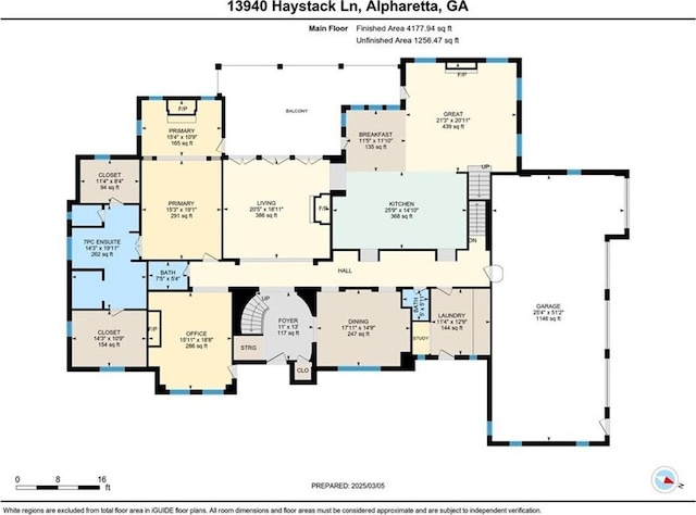 floor plan / room layout