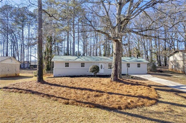 view of ranch-style home