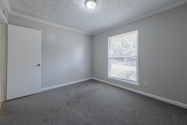 2173 Martin Way, Jonesboro, GA 30236 - carpeted empty room with plenty of natural light, baseboards, crown molding, and a textured ceiling