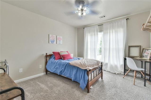 3060 Mccannon Mill Dr, Dacula, GA 30019 - bedroom featuring carpet, baseboards, and a ceiling fan