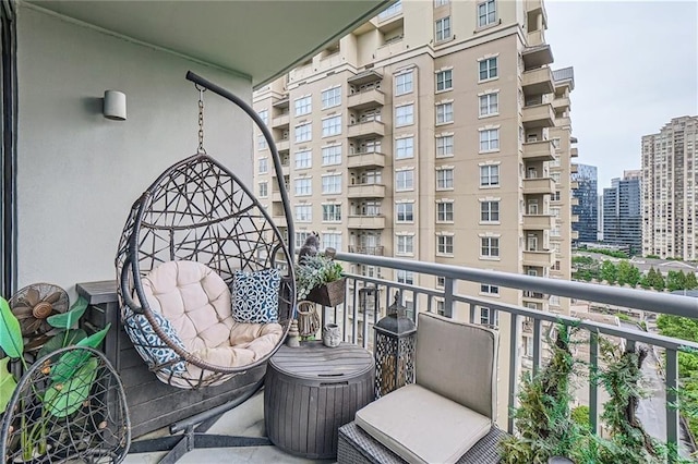 3338 Peachtree Rd NE Unit 1507, Atlanta, GA 30326 - balcony featuring a view of city