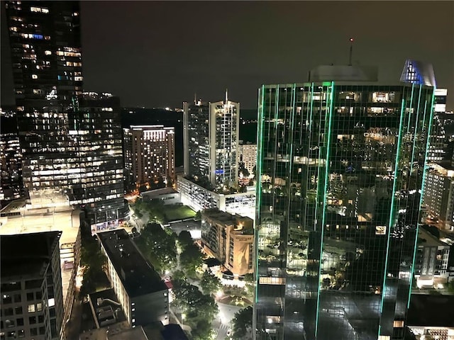 3338 Peachtree Rd NE Unit 1507, Atlanta, GA 30326 - city view featuring a view of city lights