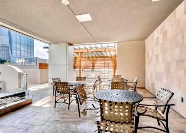 3338 Peachtree Rd NE Unit 1507, Atlanta, GA 30326 - view of patio / terrace with outdoor dining area