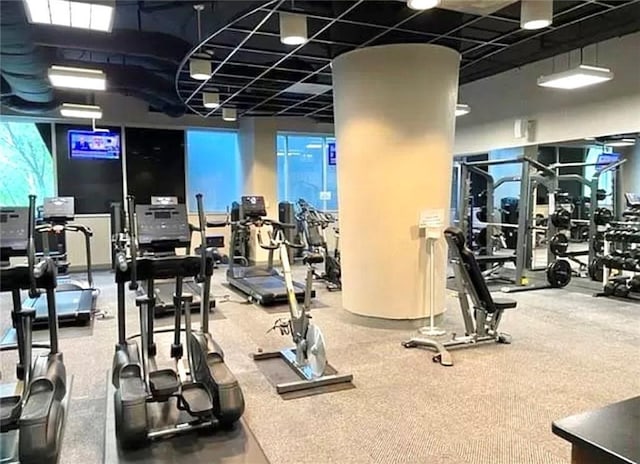 3338 Peachtree Rd NE Unit 1507, Atlanta, GA 30326 - view of gym