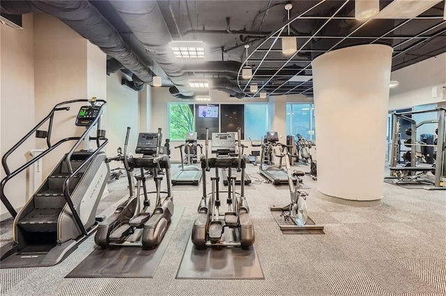 3338 Peachtree Rd NE Unit 1507, Atlanta, GA 30326 - view of exercise room