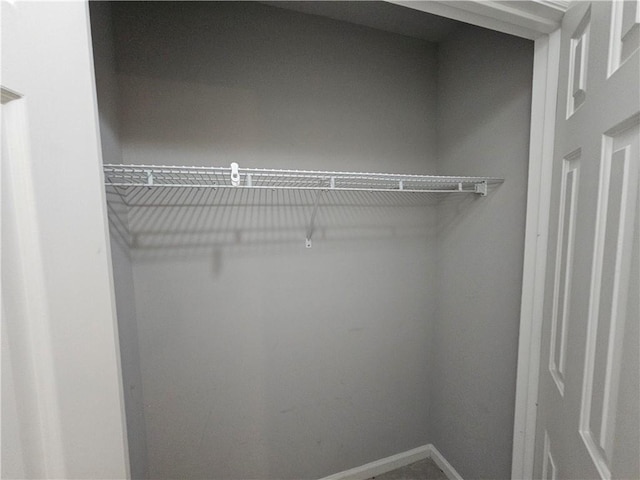 view of closet