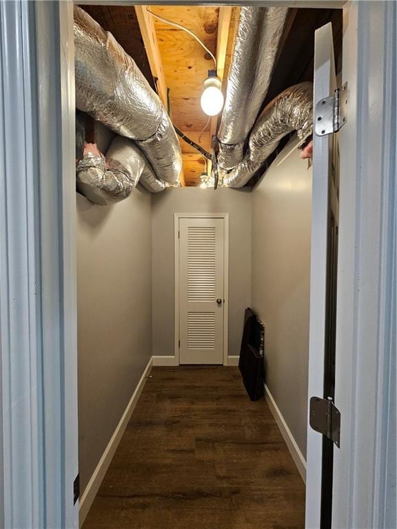 interior space featuring wood finished floors