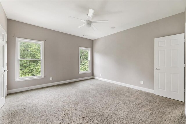 16720 Quayside Dr, Alpharetta, GA 30004 - unfurnished room featuring ceiling fan, carpet floors, and baseboards
