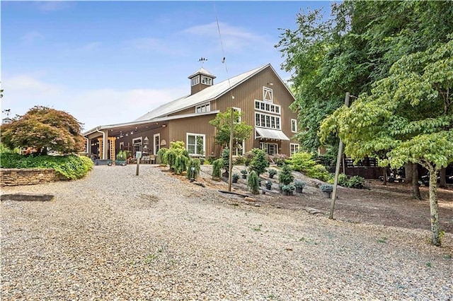 view of back of property