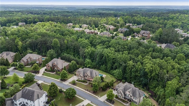 16720 Quayside Dr, Alpharetta, GA 30004 - aerial view of residential area featuring a forest
