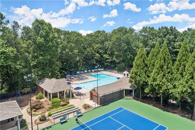 4433 Windsor Oaks Cir, Marietta, GA 30066 - view of patio with outdoor dining area and ceiling fan