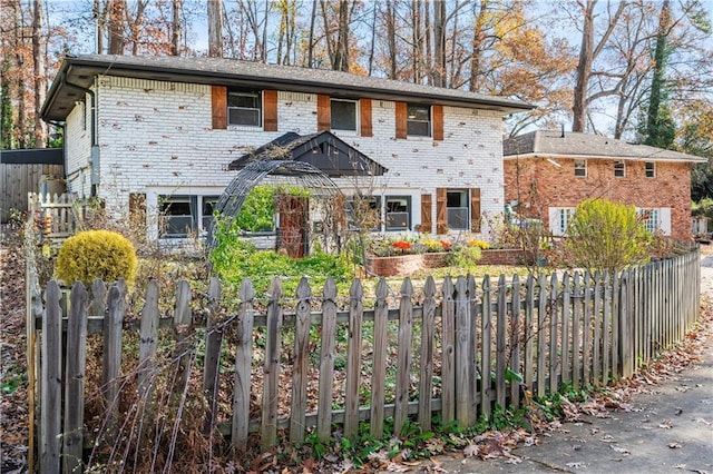 view of front of home