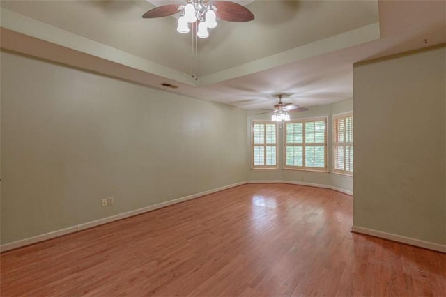 516 Turner Rd, Concord, GA 30206 - empty room featuring ceiling fan, light wood-style flooring, and baseboards