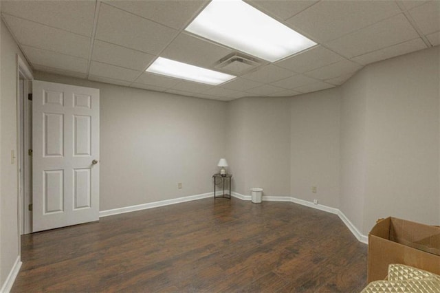516 Turner Rd, Concord, GA 30206 - spare room featuring wood finished floors, baseboards, and a paneled ceiling