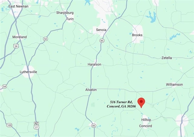 516 Turner Rd, Concord, GA 30206 - map of property location