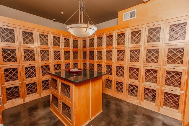 799 Hammond Dr Unit 406, Atlanta, GA 30328 - wine area with visible vents and concrete floors