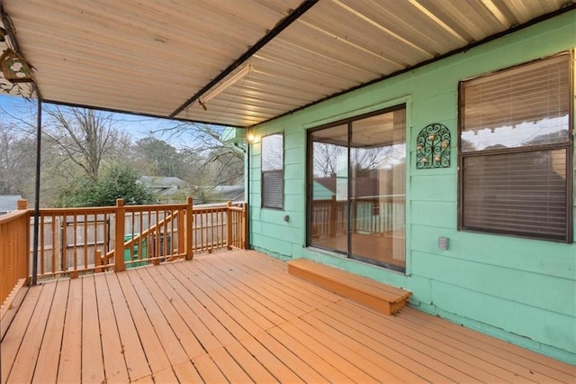 view of deck