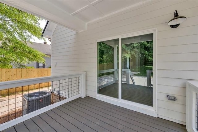 231 E Marable St, Monroe, GA 30655 - deck with central AC