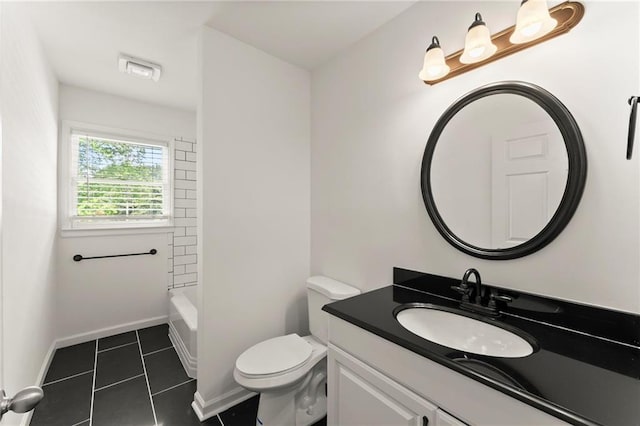 185 Lee Path, Acworth, GA 30102 - bathroom with vanity and tile patterned floors