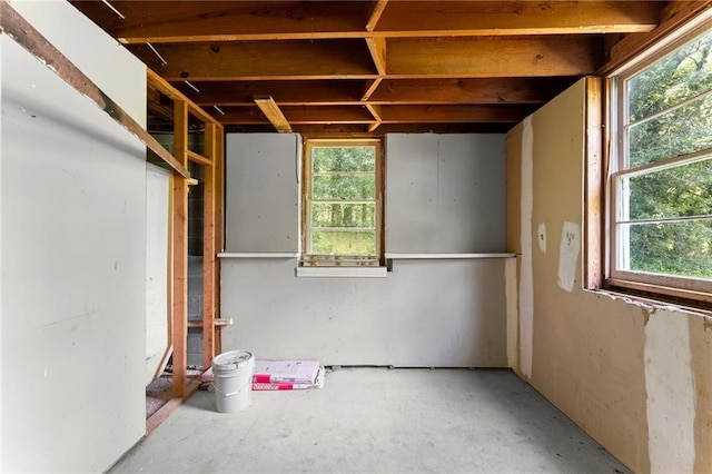 185 Lee Path, Acworth, GA 30102 - misc room featuring unfinished concrete floors