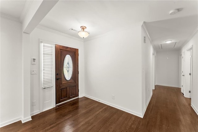 185 Lee Path, Acworth, GA 30102 - entryway with wood finished floors and crown molding