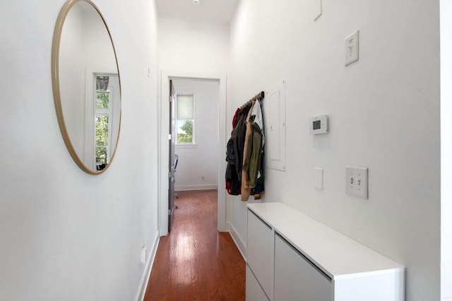 1195 Milton Ter SE Unit 1407, Atlanta, GA 30315 - hallway with wood finished floors and baseboards